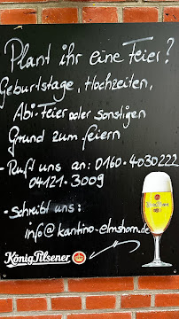 Menu / carte de Kantino UG Elmshorn à Elmshorn
