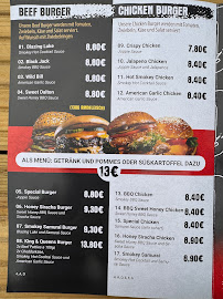Carte du House of Burger à Böblingen