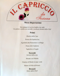 Menu du Il Capriccio à Caselle Torinese