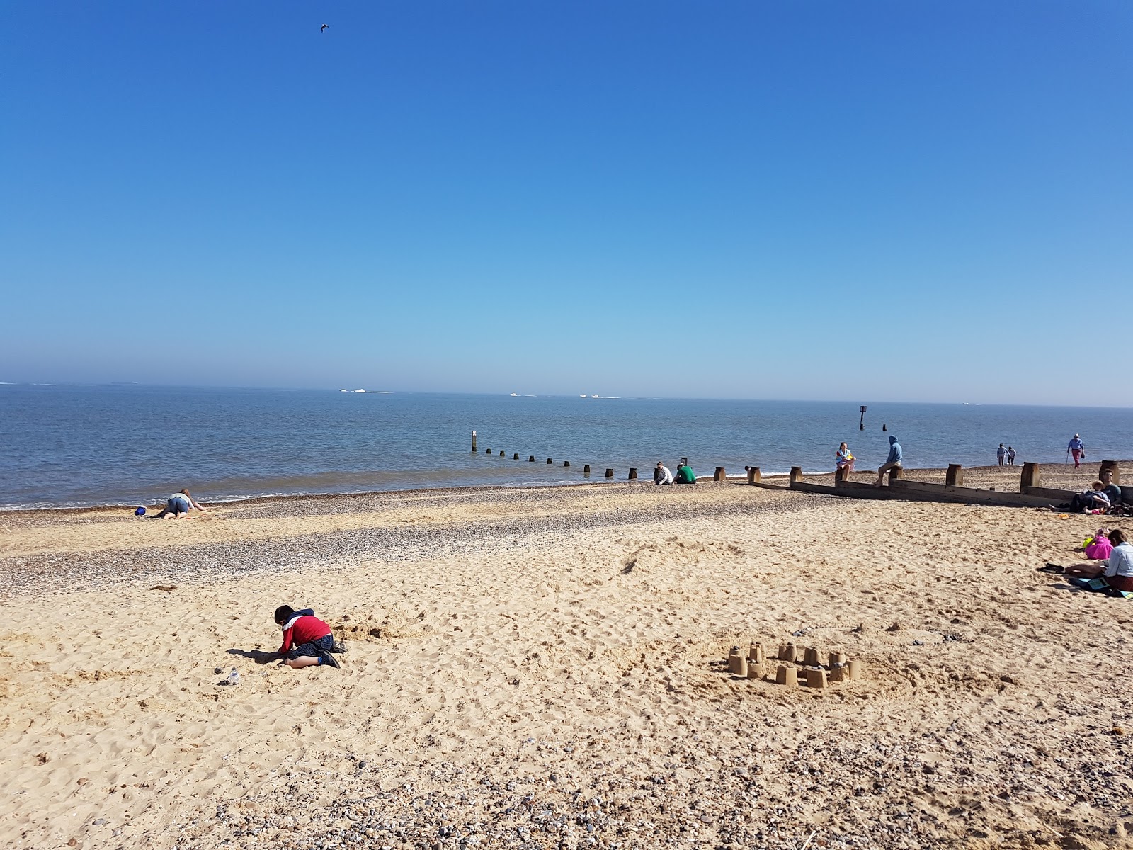 Dunwich beach II'in fotoğrafı parlak kum yüzey ile