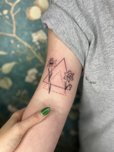 Explore namaste tattoo ideas, creative tattoo ideas in Snohomish, available at Valley Roots Studio