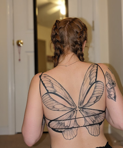 Explore ocean tattoo ideas black and white, creative tattoo ideas in Bridgeton, available at Unbound Tattoo Studio