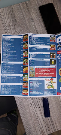 Carte du AZAD GRILL Dönerhause wiehe à Roßleben-Wiehe