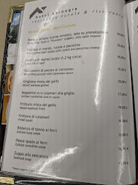 Menu du HOTEL BARBAGIA Ristorante Tipico e Residenza Rurale ai Piedi del Supramonte à Dorgali