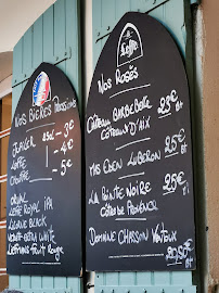 La Pointe Noire à Fontaine-de-Vaucluse menu