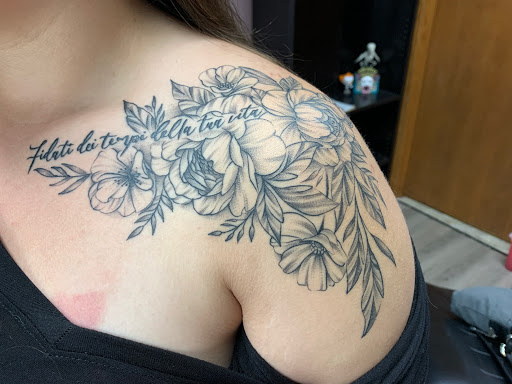 Explore monster tattoo ideas, creative tattoo ideas in Kenosha, available at Kenosha Tattoo Company
