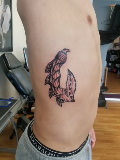 Explore peach tattoo ideas, creative tattoo ideas in Port Angeles, available at Slung Down Body Art