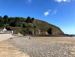 Foto di Spiaggia del Palus circondato da montagne