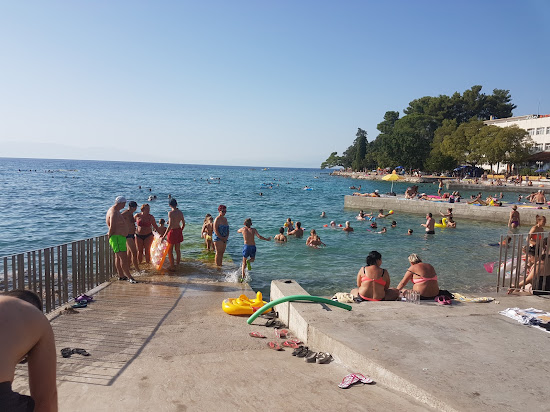 Malinska beach