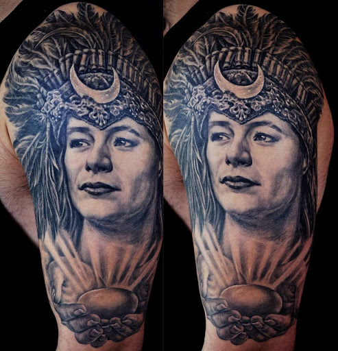Explore dark humor tattoo ideas, creative tattoo ideas in Sunnyvale, available at Da Wei Tattoo Inc