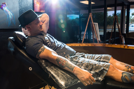 Explore trippy mushroom tattoo ideas, creative tattoo ideas in Lutz, available at Limited Edition Tattoo Studio