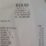 Photo n°1 de l'avis de Charlene.l fait le 19/05/2018 à 16:27 sur le  Un'Altra Pasta à Milan