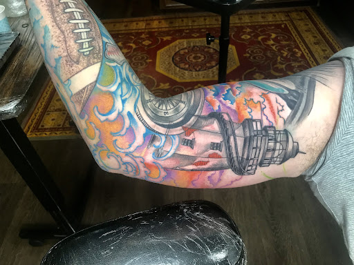 Explore fishing hook tattoo ideas, creative tattoo ideas in Lake Charles, available at Brand-X Tattoo & Piercing