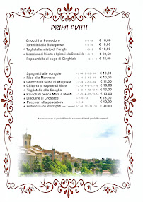 Menu / carte de Maison Vittoria Da Giacomo Ristorante Pizzeria e Camere à Castelfidardo