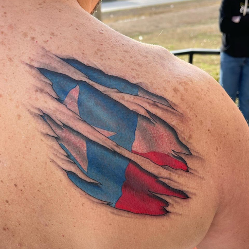 Explore tattoo ideas for bicep, creative tattoo ideas in Aledo, available at Elevated Tattoo & Piercing