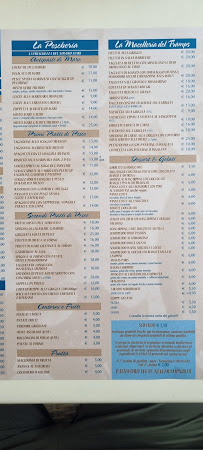 Carte du Antichi Sapori Romagnoli da Carlotta à Bellaria - Igea Marina