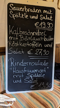 Restaurant Rembrandtstuben à Stuttgart carte