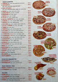 Carte du Ristorante Pizzeria King Istanbul Turkish Kebap à Seriate
