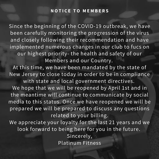 Health Club «Platinum Fitness», reviews and photos, 309 Pompton Ave, Verona, NJ 07044, USA