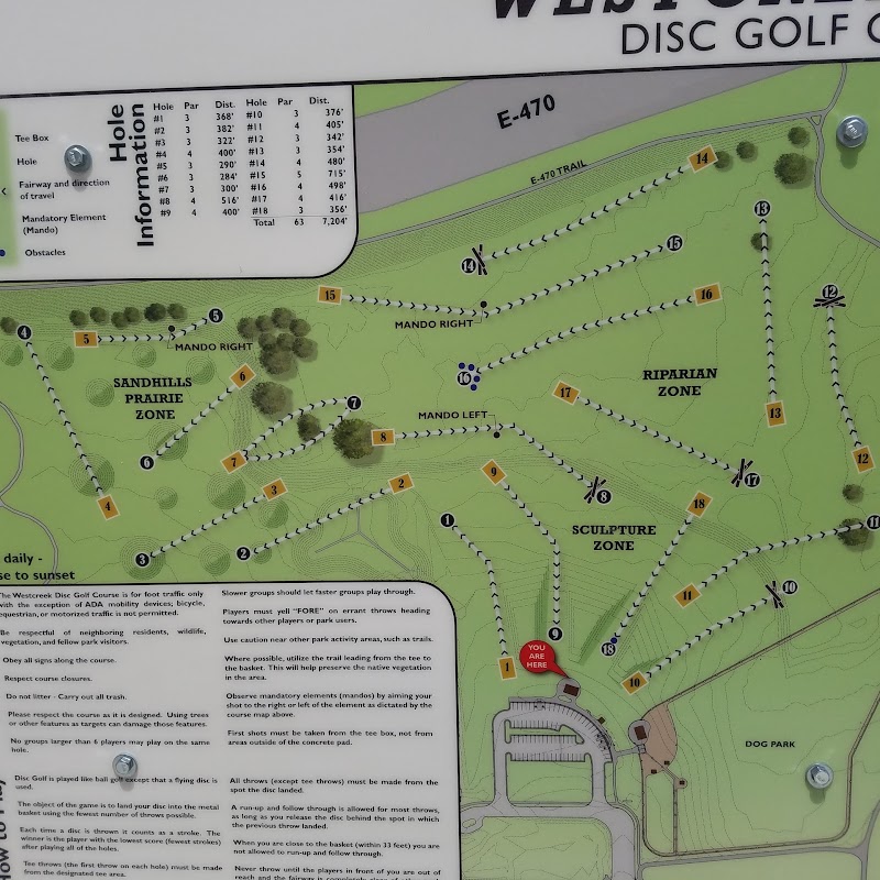 Westcreek Disc Golf Course