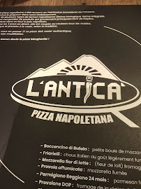 Pizzeria L'Anticà à Talmont-Saint-Hilaire (le menu)