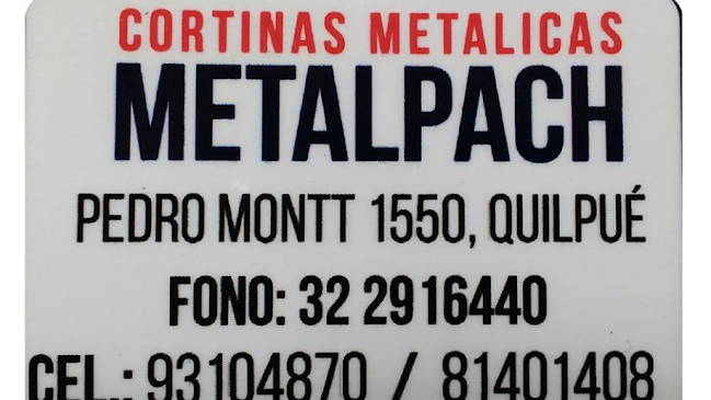 Opiniones de CORTINAS METÁLICAS METALPACH en Quilpué - Tienda de electrodomésticos