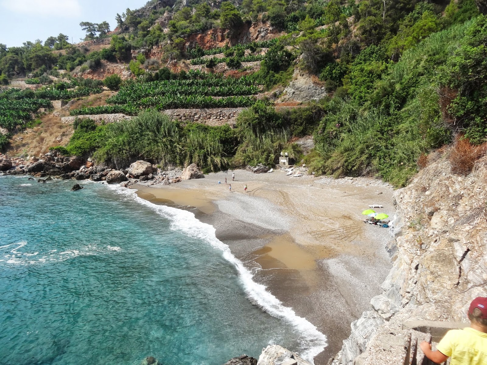 Foto van Imamli beach met zand met kiezelstenen oppervlakte