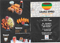 Restaurant africain Lawale Simbo originale à Bagnolet (la carte)