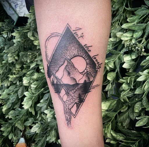 Explore small alice in wonderland tattoo ideas, creative tattoo ideas in Modesto, available at Dying Art Tattoo