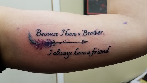 Explore witches knot tattoo ideas, creative tattoo ideas in Hays, available at Fantasy Graphics Tattoo Studios