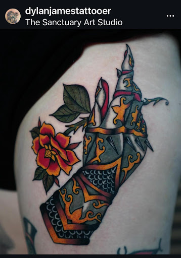 Explore tattoo logo design ideas, creative tattoo ideas in Bowling Green, available at The Sanctuary Art Studio