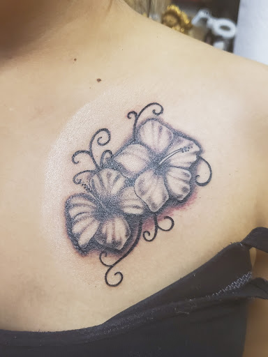 Explore longitude and latitude tattoo ideas, creative tattoo ideas in Phoenix, available at Mannys Tattoo Shop