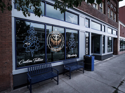 Explore brick tattoo ideas, creative tattoo ideas in Duluth, available at Stronghold Tattoo Studio (Walk-ins welcome)