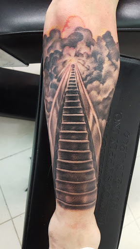 Explore capricorn tattoo ideas male, creative tattoo ideas in Warren, available at Dark Horse Tattoo Co. LLC.