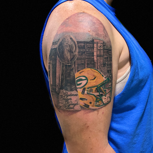 Find tattoo between breast ideas for your next unique tattoo in Evansville at Ink Therapy 101