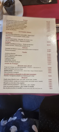 Restaurant LE BOUCHON DE SASSAY - RESTAURANT - TRAITEUR DE RECEPTION à Sassay (la carte)
