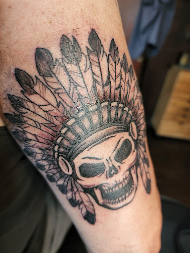 Explore pinup tattoo ideas, creative tattoo ideas in Minocqua, available at Walking Arts Tattoos