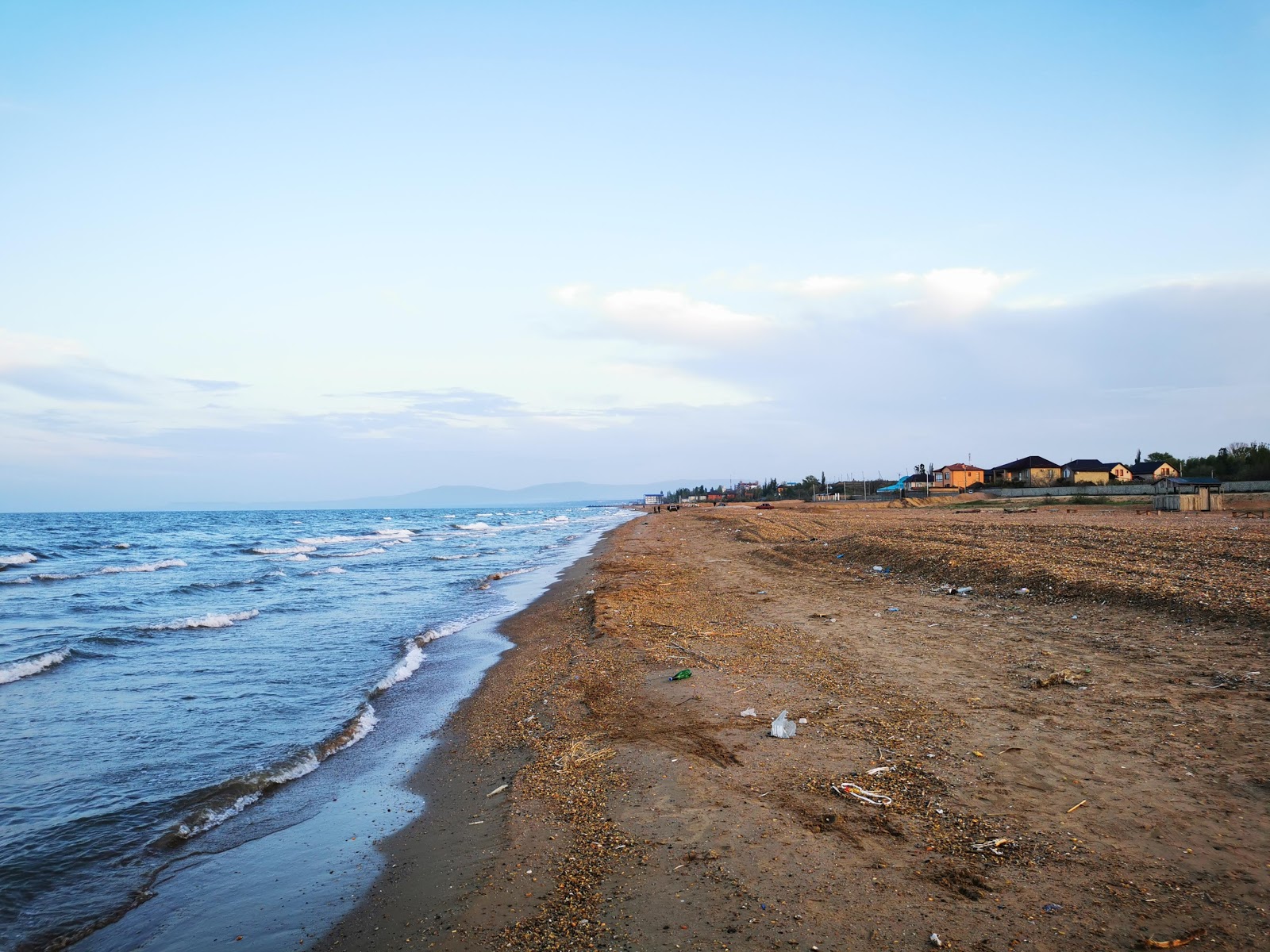 Plazh Kiparis的照片 带有长直海岸