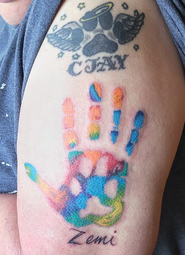 Explore mens forearm sleeve tattoo ideas, creative tattoo ideas in Redondo Beach, available at Pacific Sangha Tattoo and Body Piercing