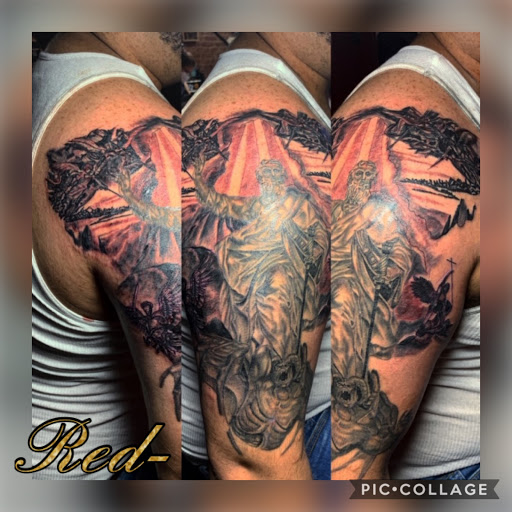 Explore child tattoo ideas for dad, creative tattoo ideas in New York, available at Redink Tattoo Studio