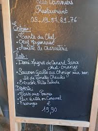 Restaurant français LES VANNIERS RESTAURANT à Feytiat (la carte)