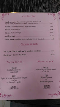 Menu / carte de Le souk Provençal à Aix-en-Provence