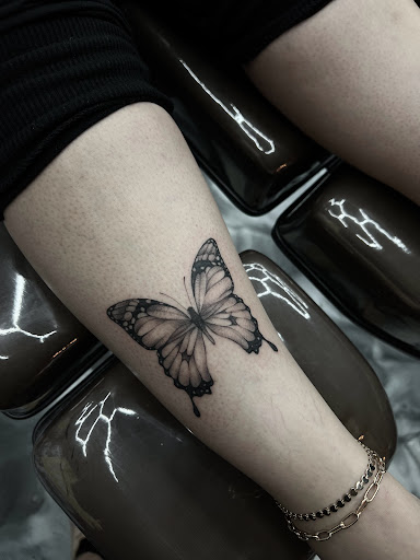 Explore small viking tattoo ideas, creative tattoo ideas in Westwood, available at Dom Astro Tattoo Company