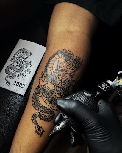 Explore willow tree tattoo ideas, creative tattoo ideas in Houston, available at The Dark Anchor