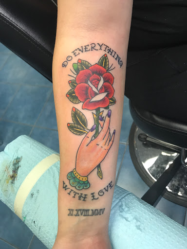 Explore tattoo ideas for karma, creative tattoo ideas in Aurora, available at Ronin Tattoo Studio INC