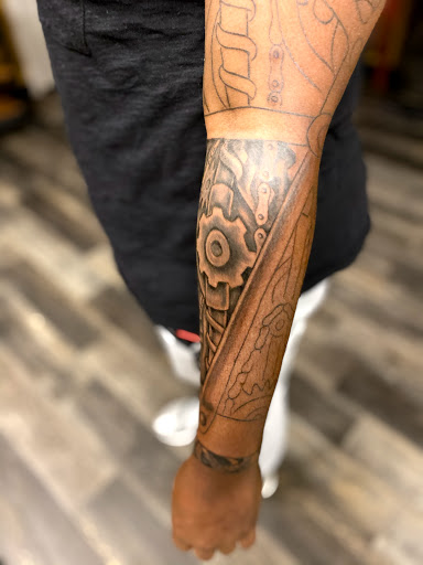 Explore catholic tattoo ideas, creative tattoo ideas in Warner Robins, available at Untold Pain Tattoo Studio