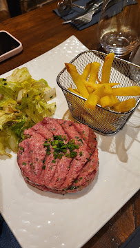 Steak tartare du Restaurant français CHEZ TONY bistrot français PARIS 16 La Muette - n°7