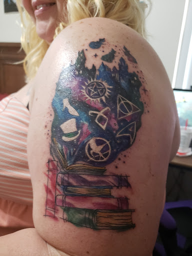 Explore tattoo cover up ideas, creative tattoo ideas in Largo, available at Alchemy Tattoos and Body Piercings