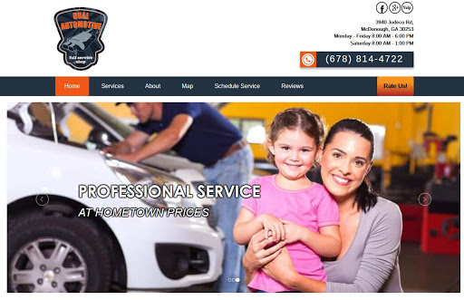 Auto Repair Shop «Dual Automotive», reviews and photos, 3940 Jodeco Rd, McDonough, GA 30253, USA