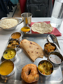 Thali du Restaurant indien Chennai Dosa à Paris - n°1